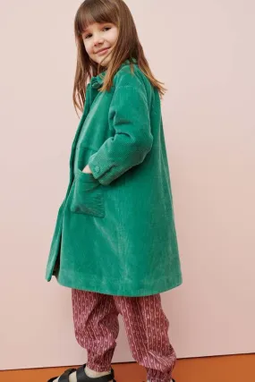 Kids Caramel Chee Coat - Sea Green