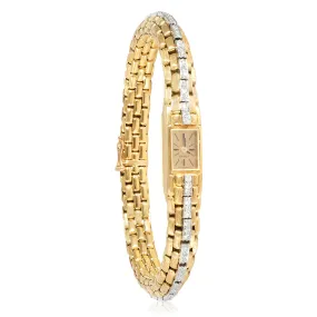 Ladies Vintage Dress Watch in 18K Yellow Gold