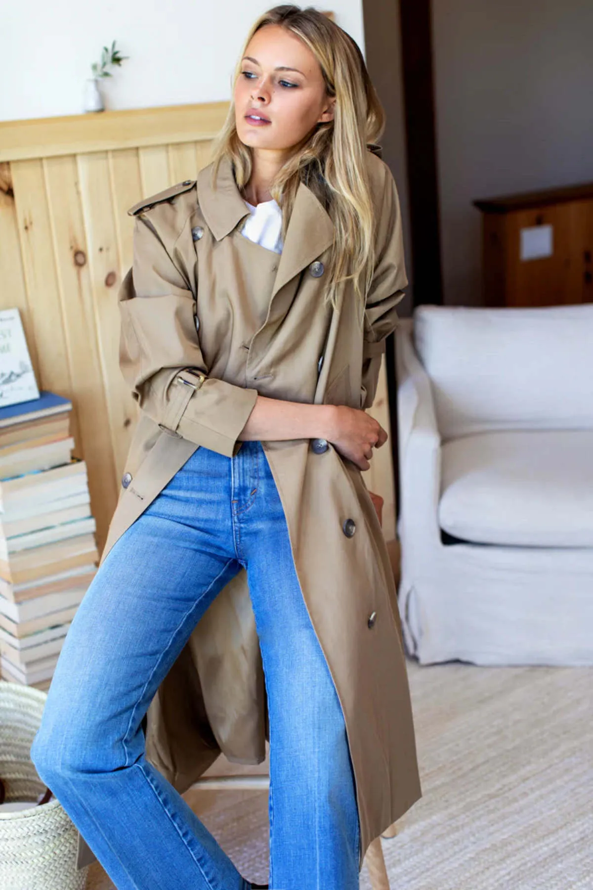 Layering Trench Coat - Camel