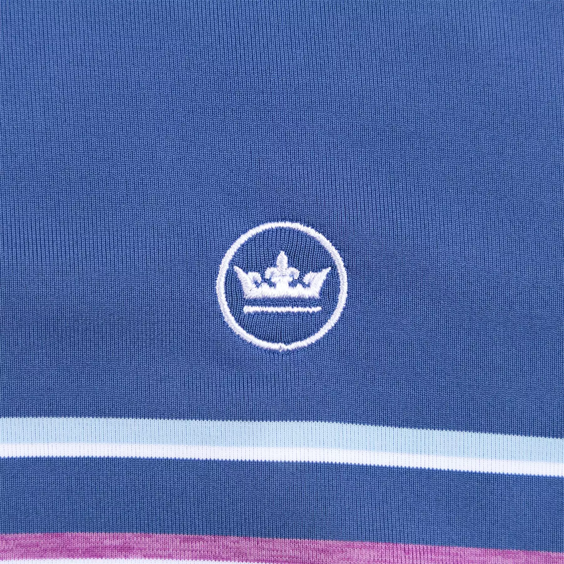 Ledger Tailored Fit Performance Jersey Polo Blue Pearl - SS24