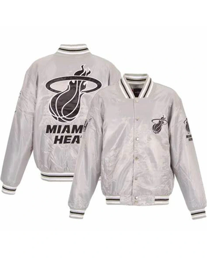 Liam Feil Miami Heat Satin Jacket - William Jacket