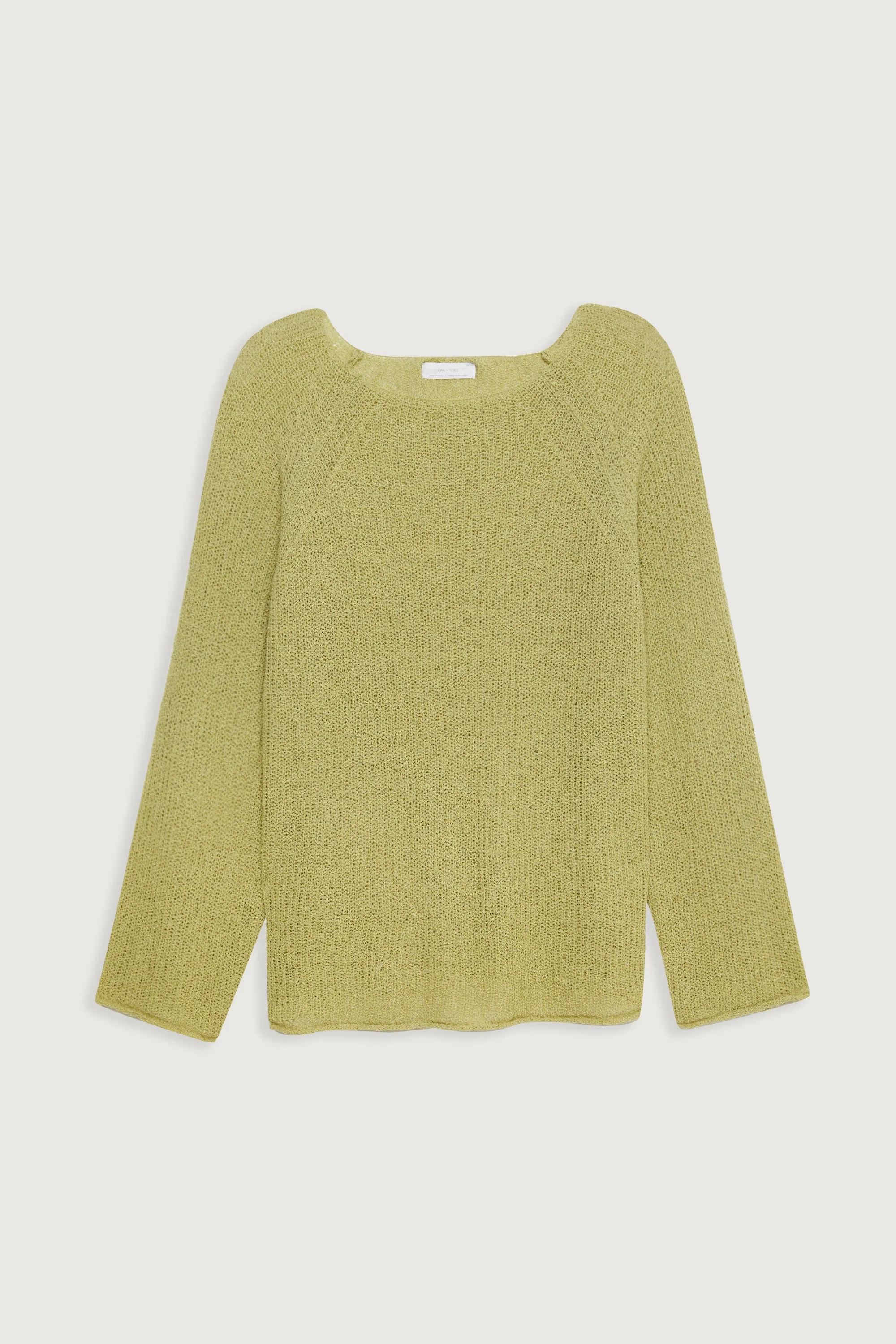 LIGHTWEIGHT RIB-KNIT SWEATER