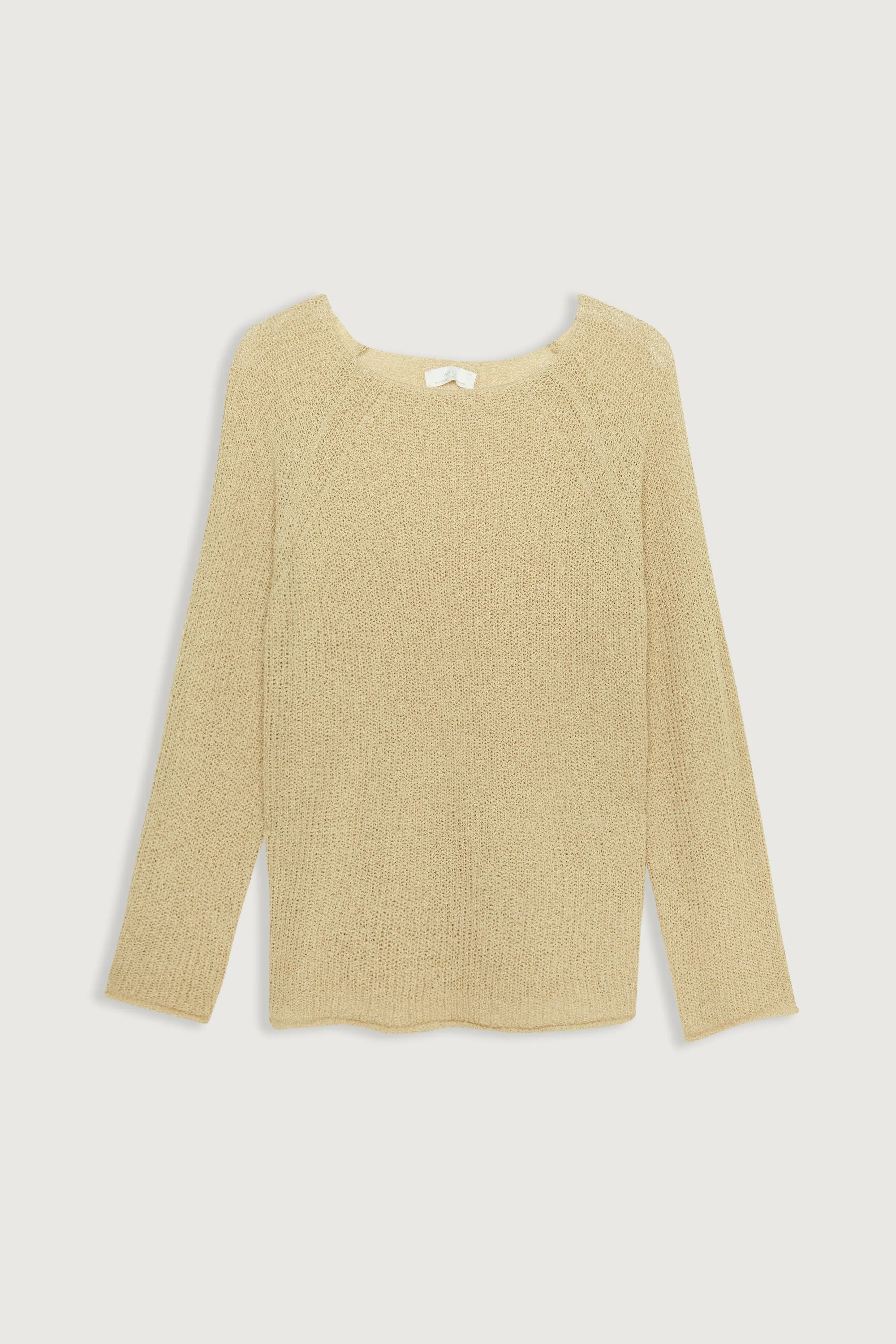 LIGHTWEIGHT RIB-KNIT SWEATER