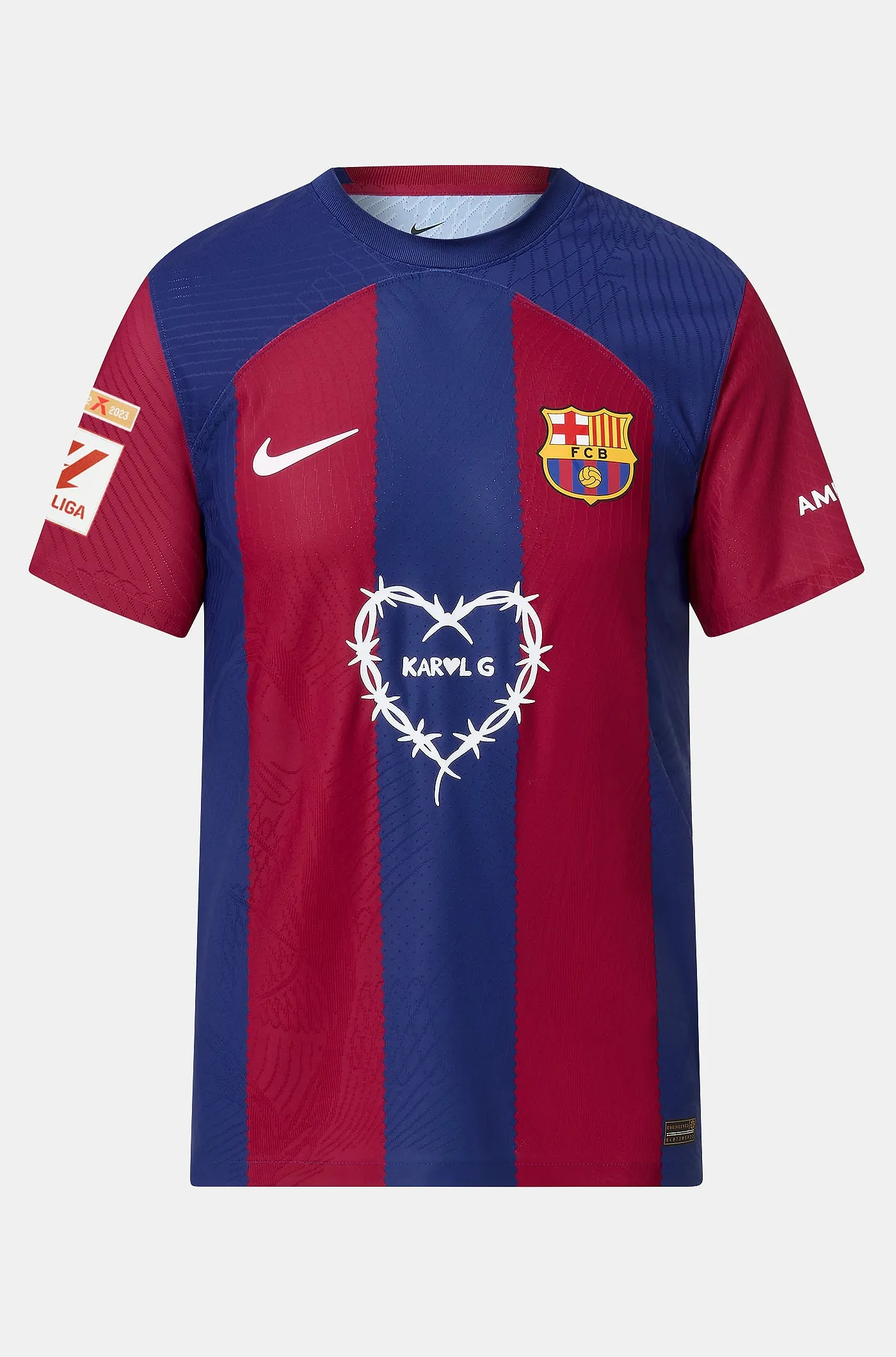 Limited Edition Karol G FC Barcelona men's home shirt 23/24 Player's Edition - I. MARTNEZ