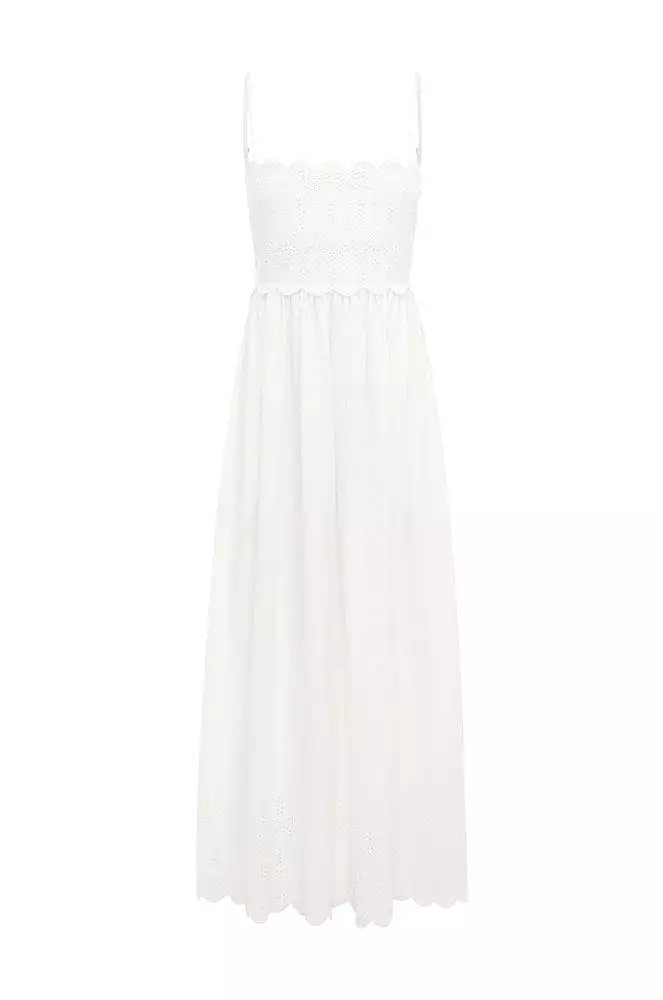 MAISIE DRESS - VINTAGE WHITE