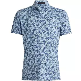 Mapped Icon Camo Tech Jersey Polo Fjord - AW23