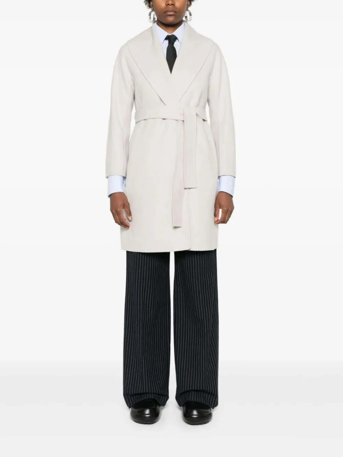 Max Mara Messi Coat - Pearl Grey