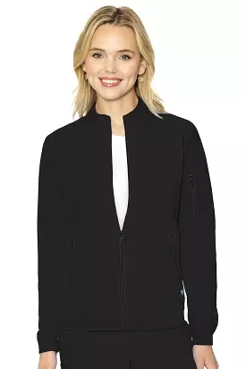 Med Couture Peaches 8674 Women's Full Zip Warm-Up Jacket