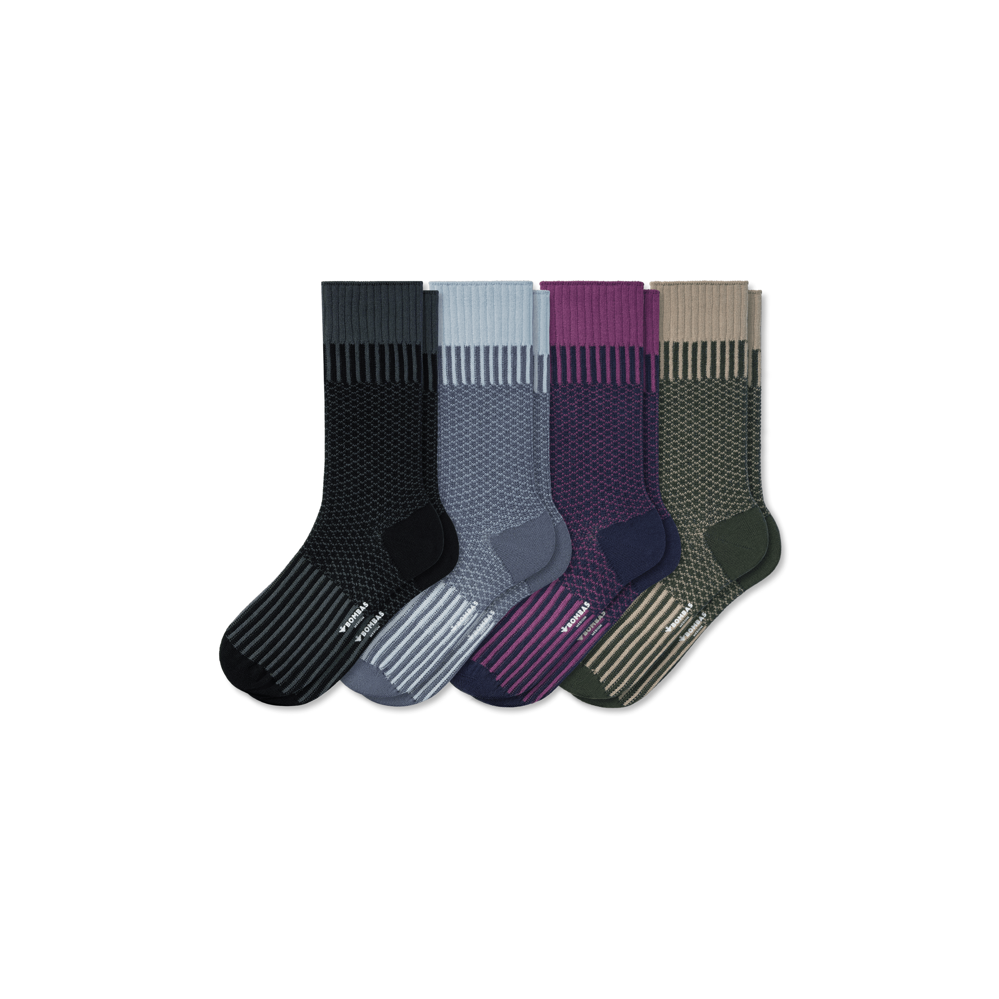 Men’s Jacquard Dress Sock 4-Pack