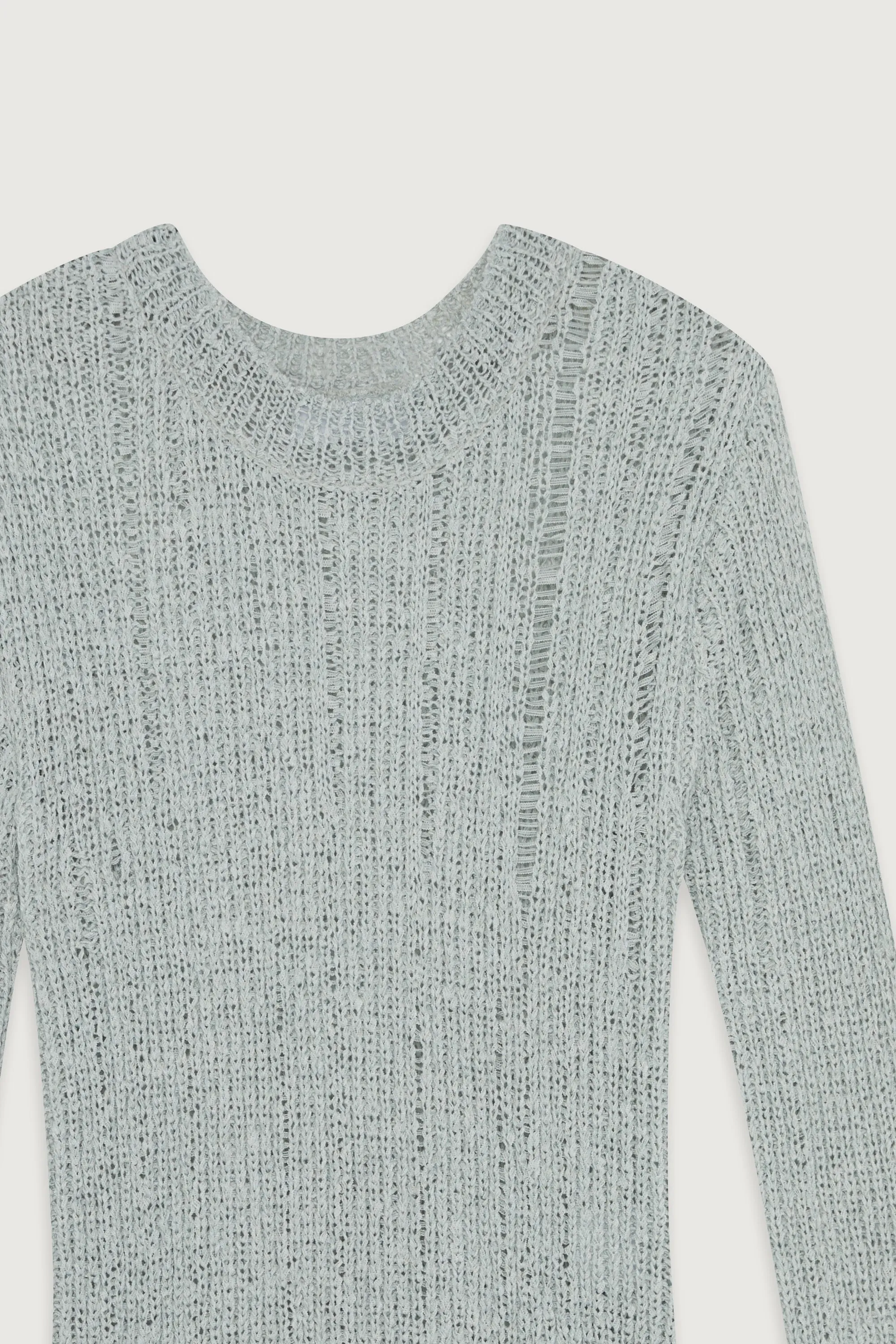 MESH KNIT SWEATER