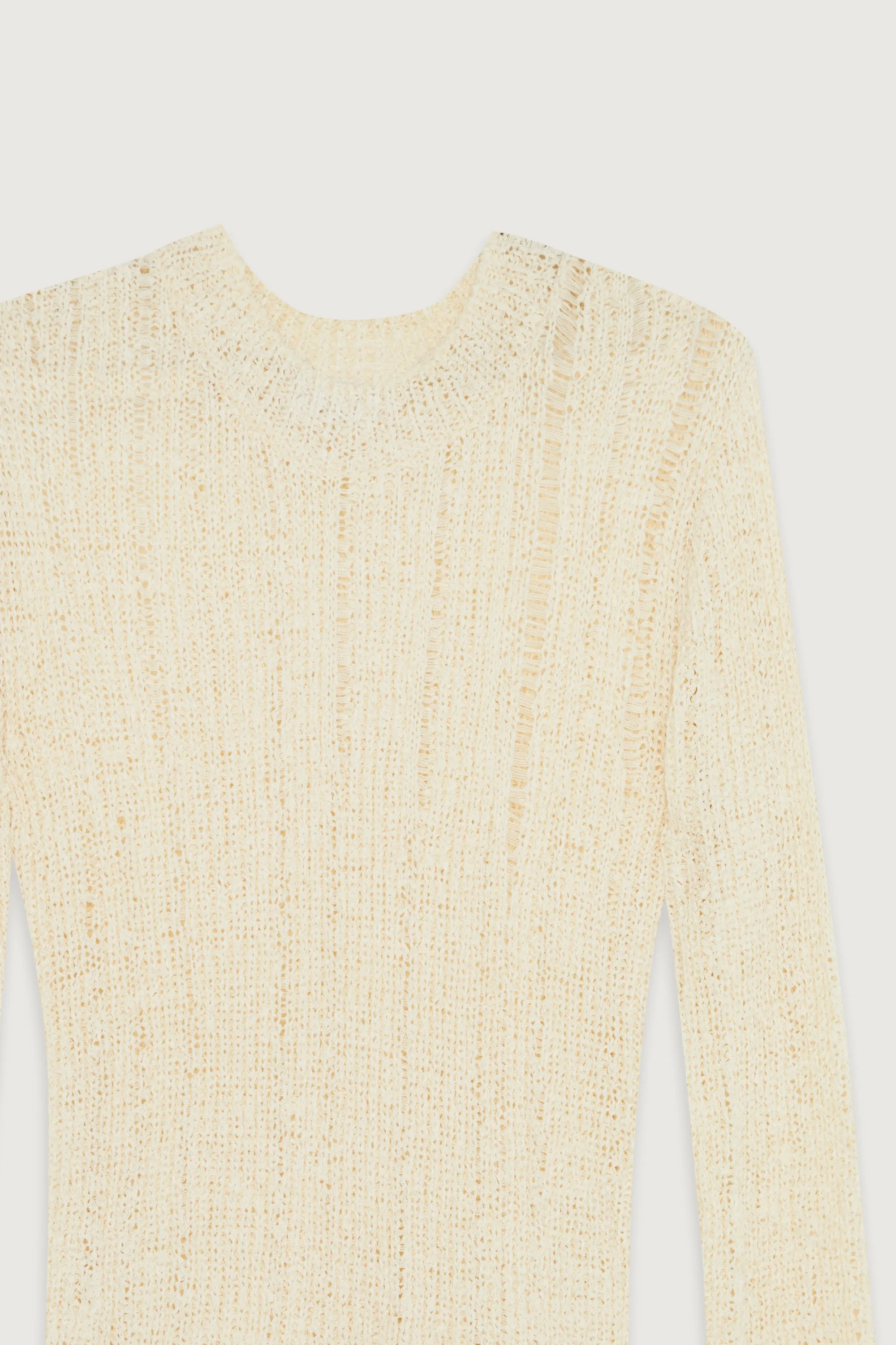 MESH KNIT SWEATER