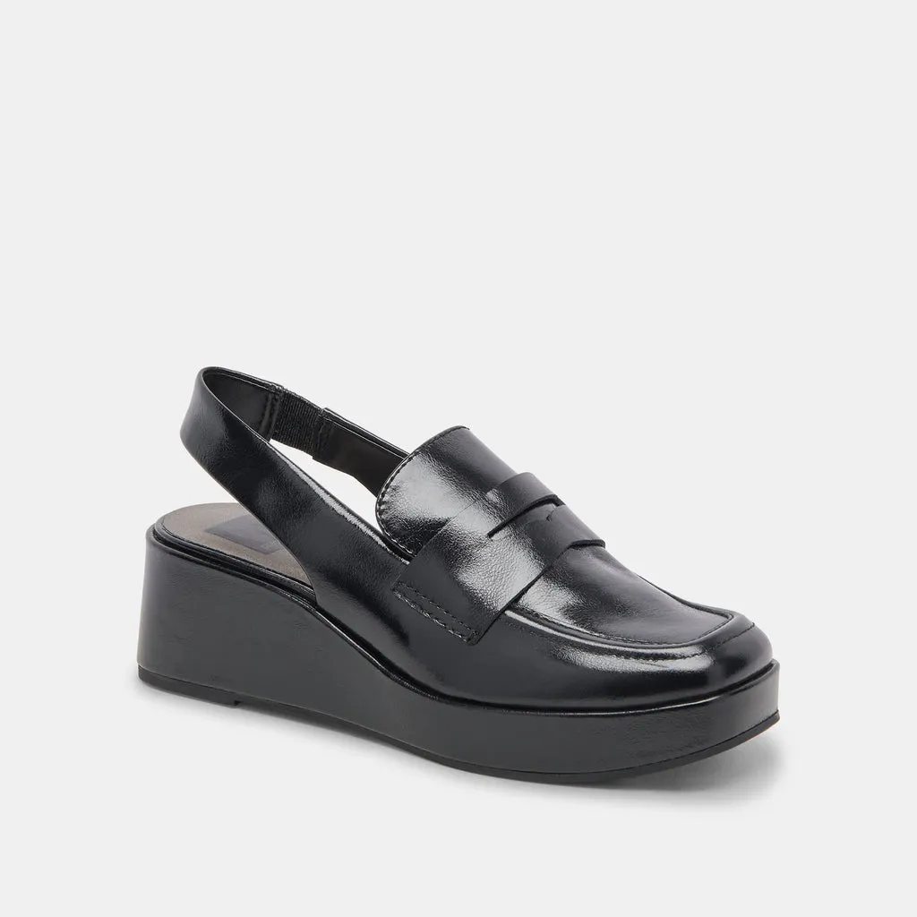 NADA LOAFERS MIDNIGHT CRINKLE PATENT– Dolce Vita 6950765396034