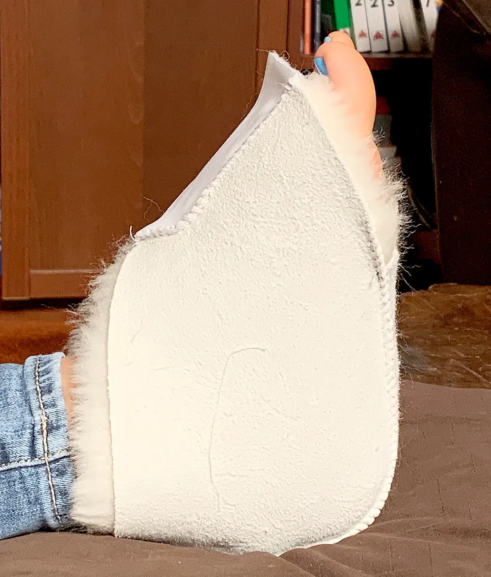 Natural Sheepskin Partial Foot Cover