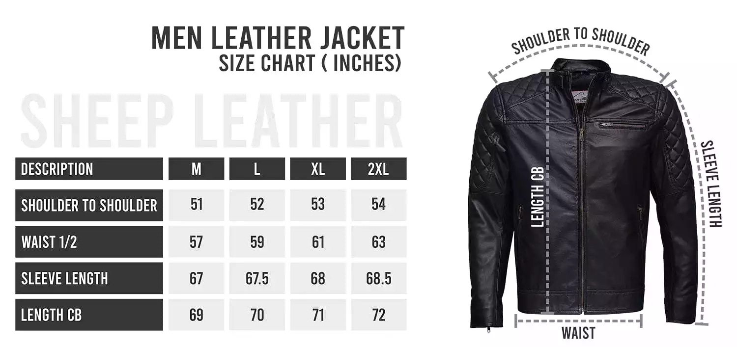 NEO MEN'S MOTOCYELC  LEATHER JACKET