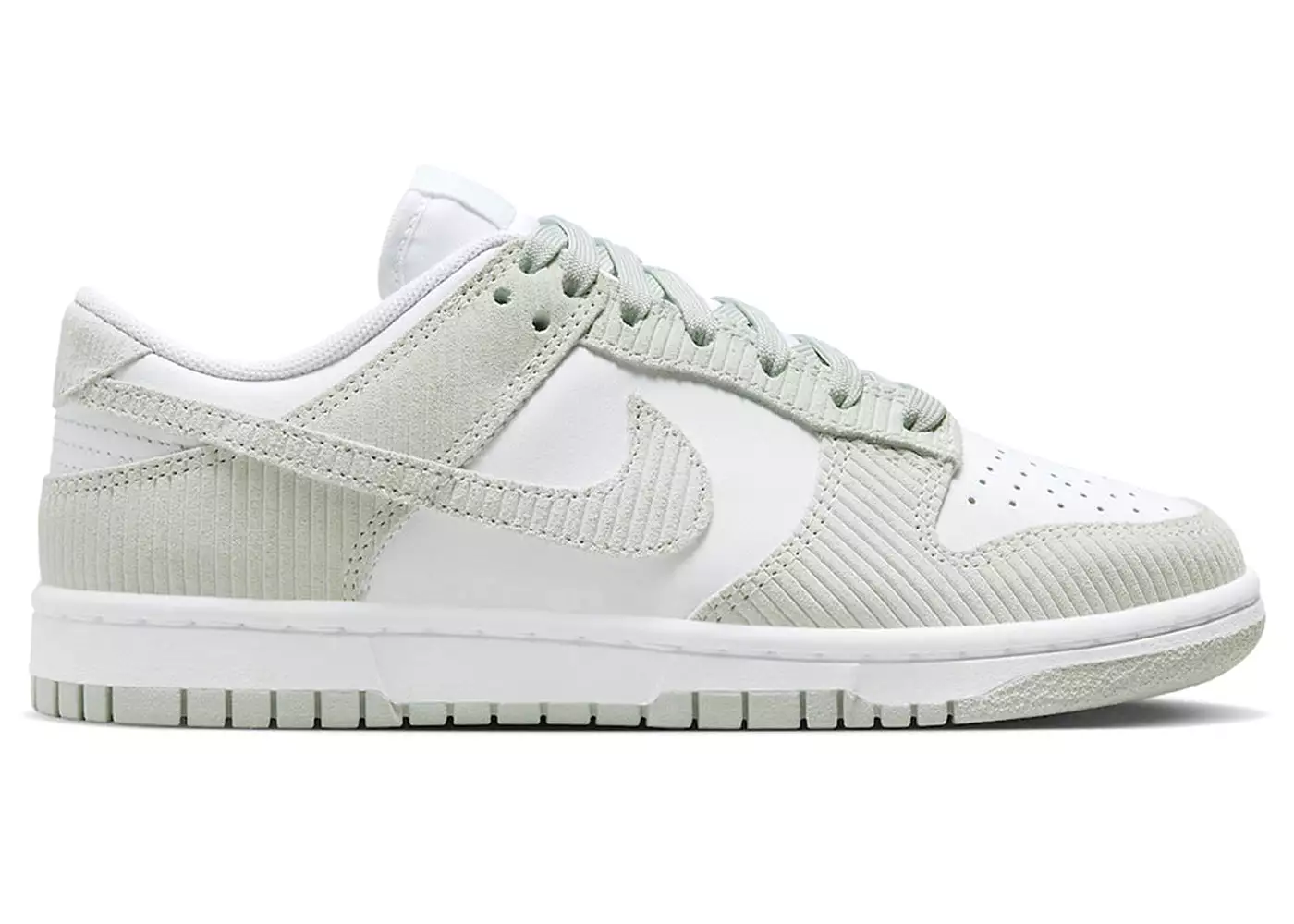 Nike Dunk Low Light Silver Corduroy (Women's)