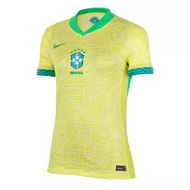 Nike Women's Brazil 2024/25 Home Jersey Yellow/Green