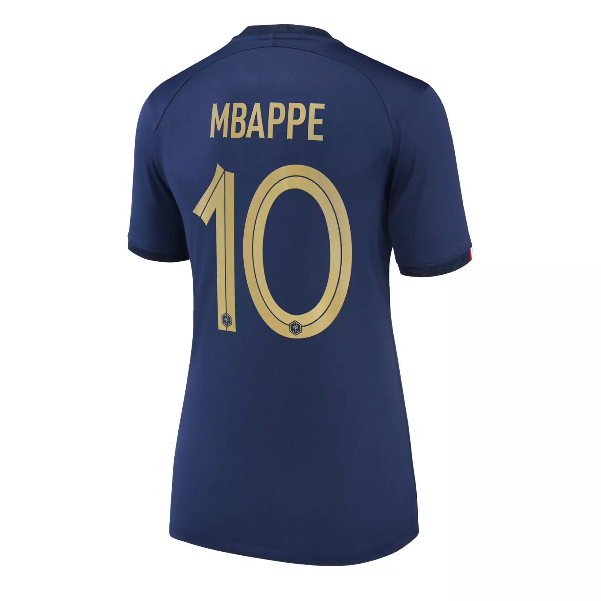 Nike Women's France 2022/23 Home Jersey w/ Mbappe #10 Printing