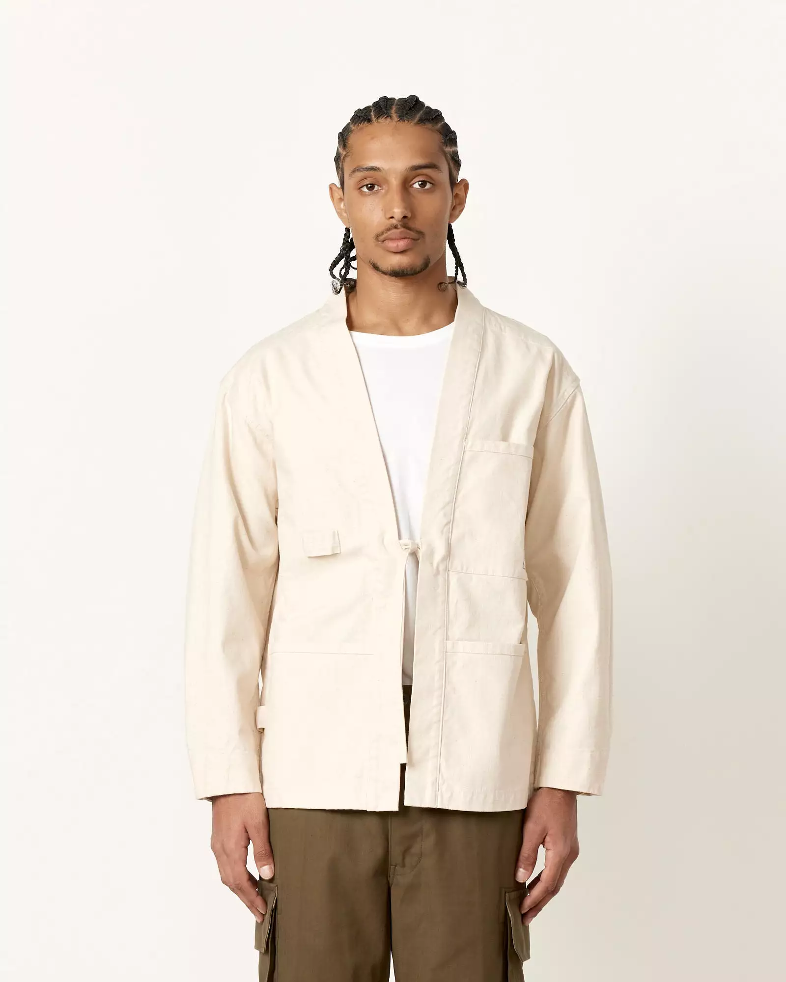 OG Canvas Noragi Jacket in Ecru