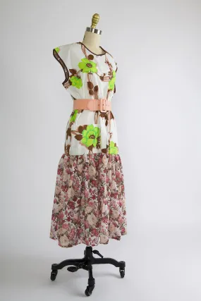    One of A Kind Vintage Artist Smock Dress      