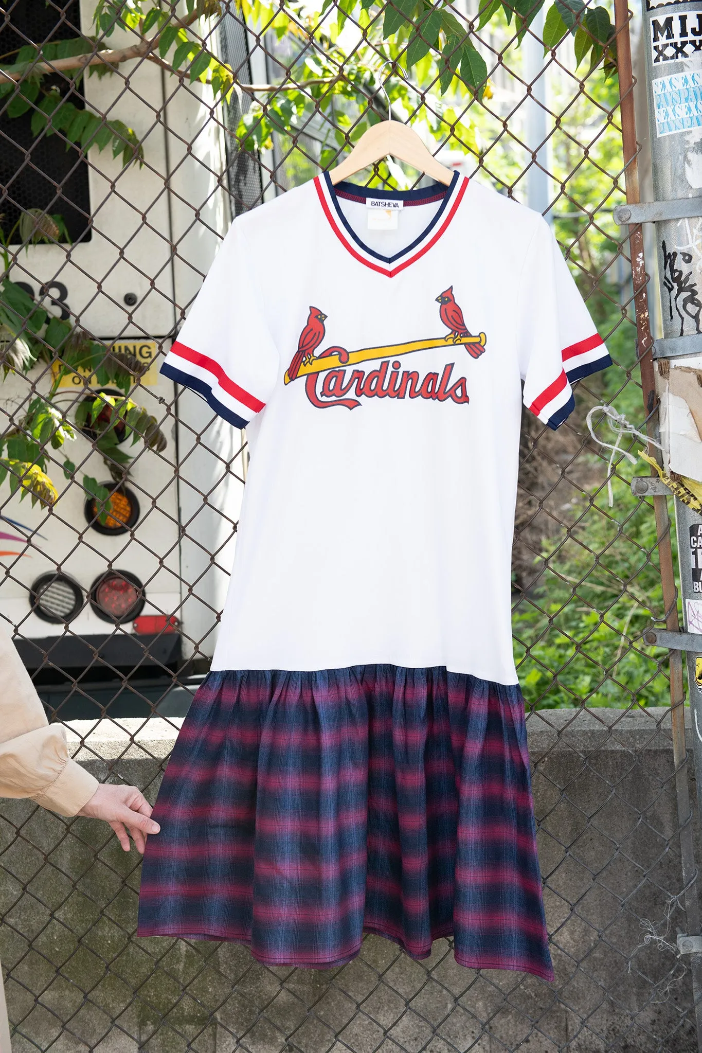    One-of-a-Kind Vintage Cardinals Jersey Dress      