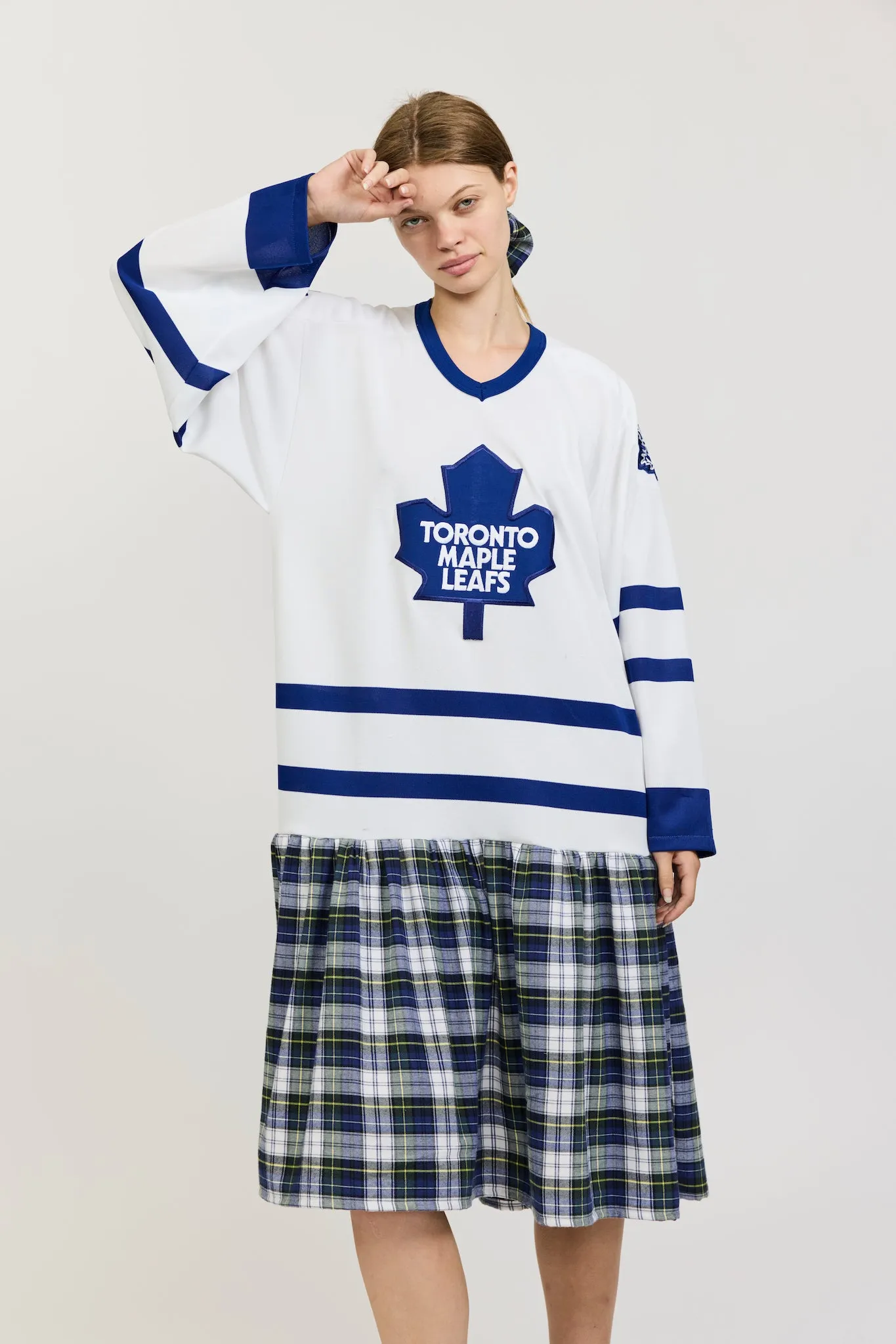    One-of-a-Kind Vintage Toronto Maple Leafs Jersey Dress      