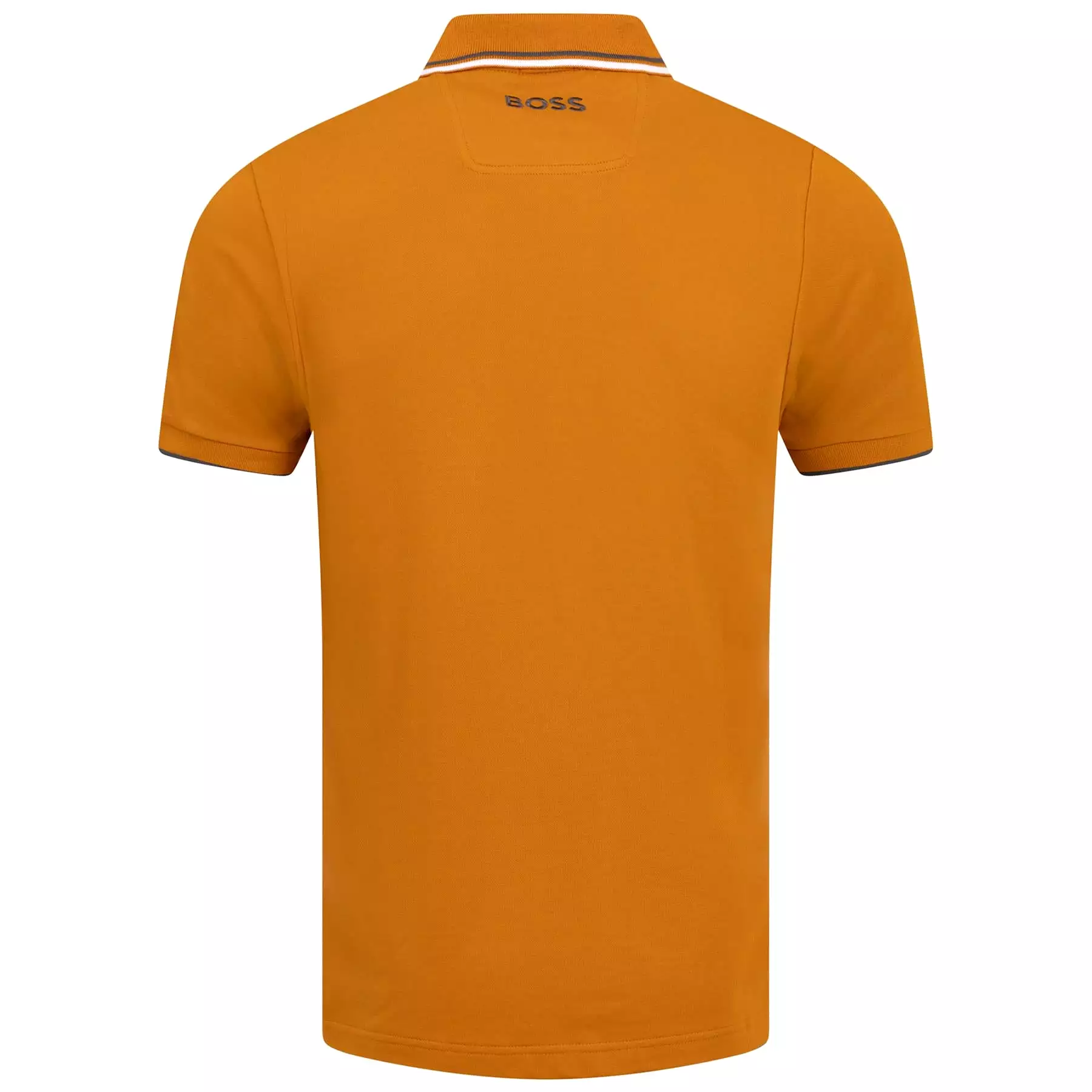 Paddy Pro Cotton Jersey Regular Fit Polo Dark Yellow - W23