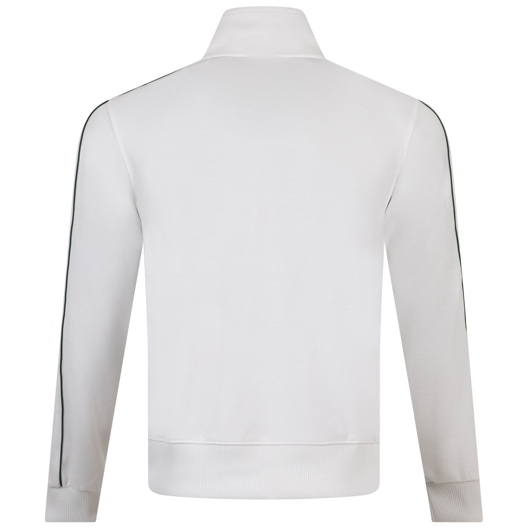 Paris Organic Cotton Pique Regular Fit Track Jacket White - AW23