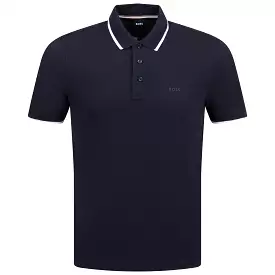 Parlay 190 Cotton Jersey Regular Fit Polo Dark Blue - W23