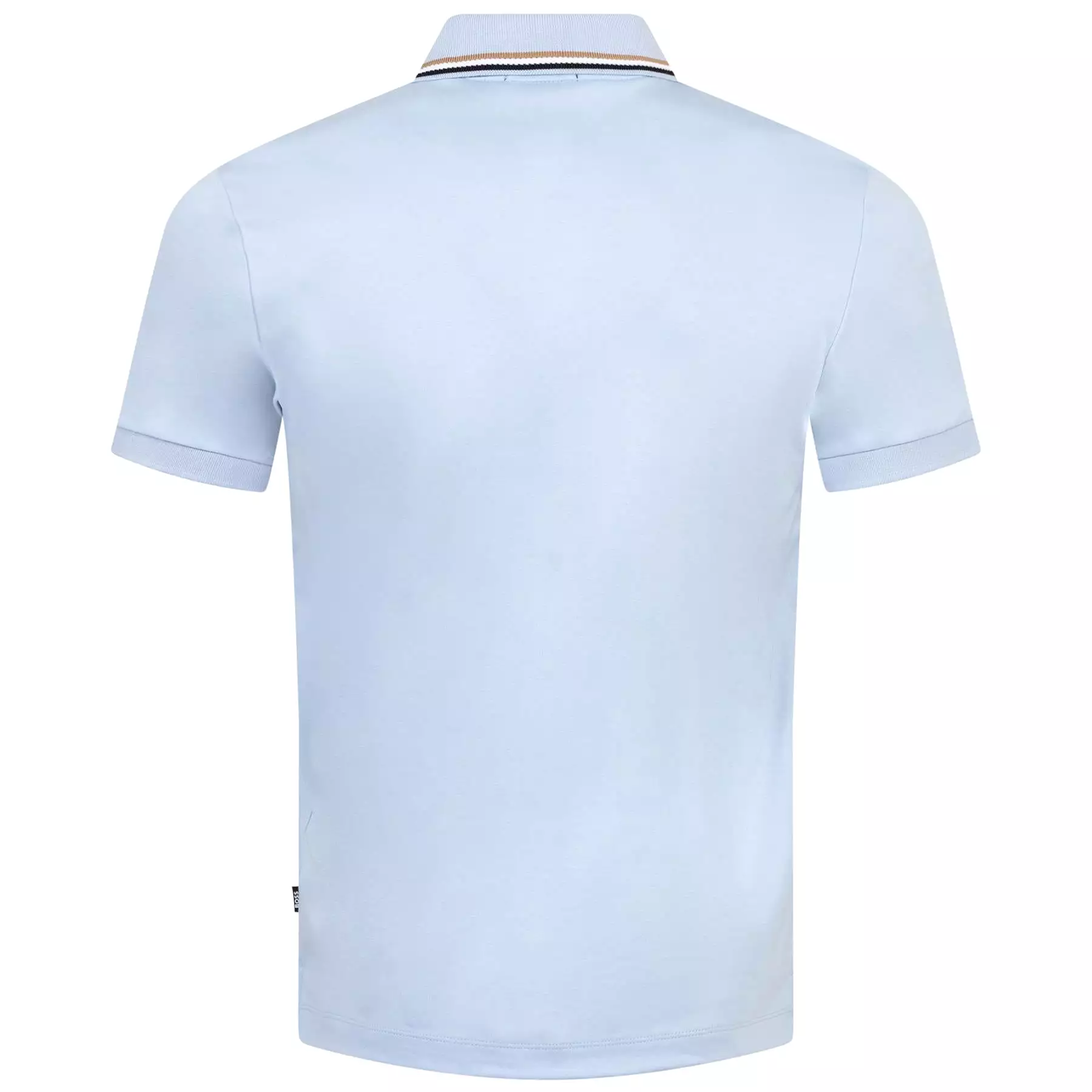 Penrose 38 Slim Fit Cotton Jersey Polo Light Blue - SU24