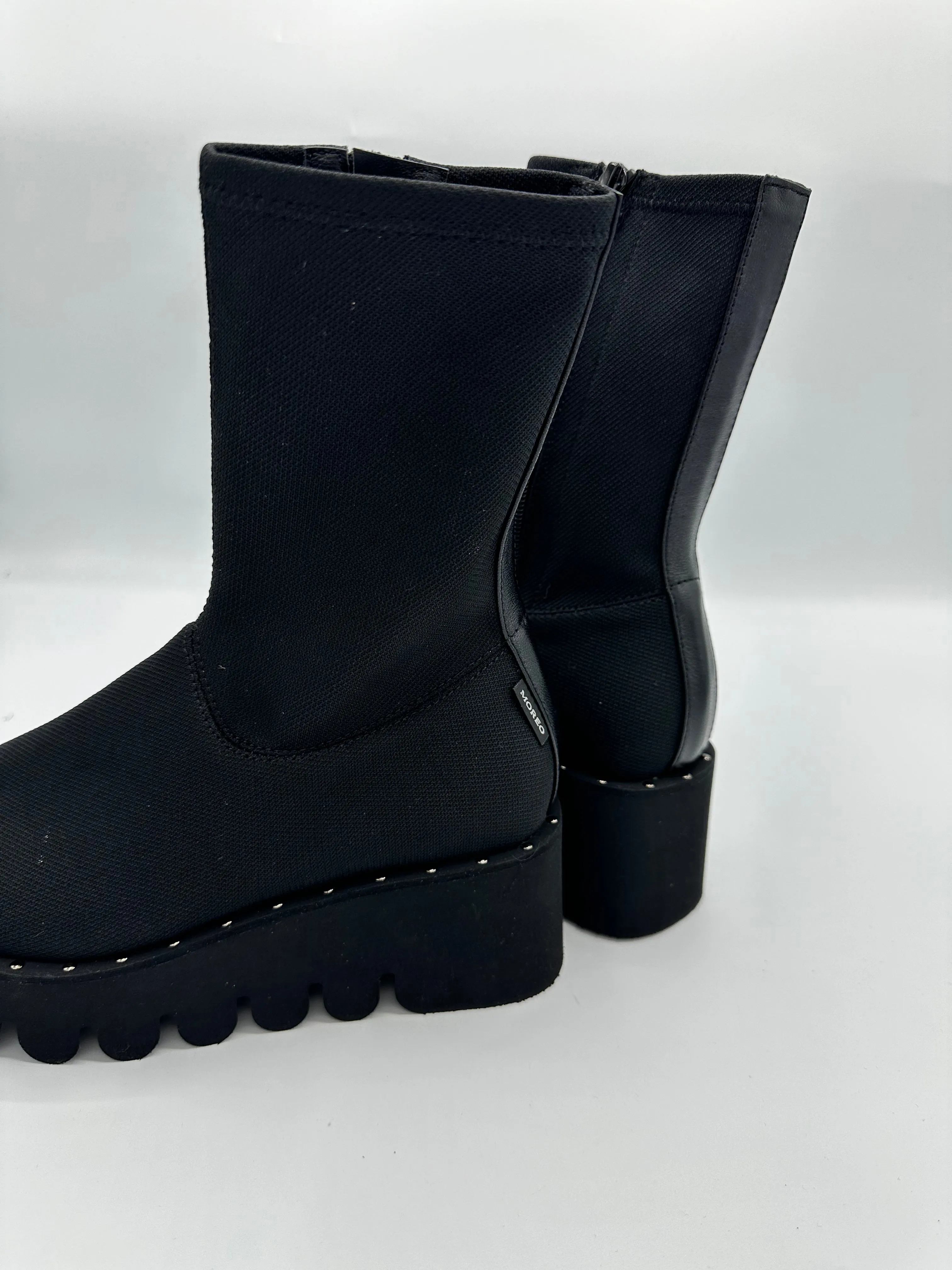 PLATFORM SOCK BOOT BLACK - MARCO MOREO