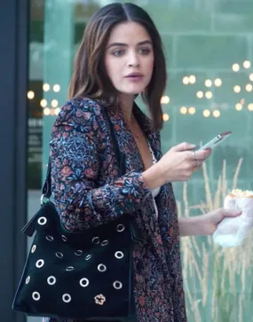 Puppy Love 2023 Lucy Hale Floral Coat