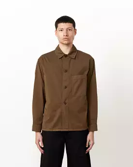 Pyjama Shirt in Dark Tobacco