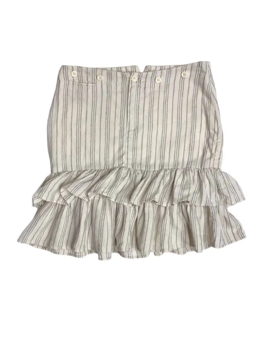 Ralph Lauren vintage skirt with white ruffle, low rise – Small