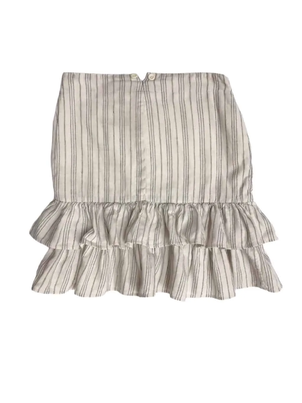 Ralph Lauren vintage skirt with white ruffle, low rise – Small