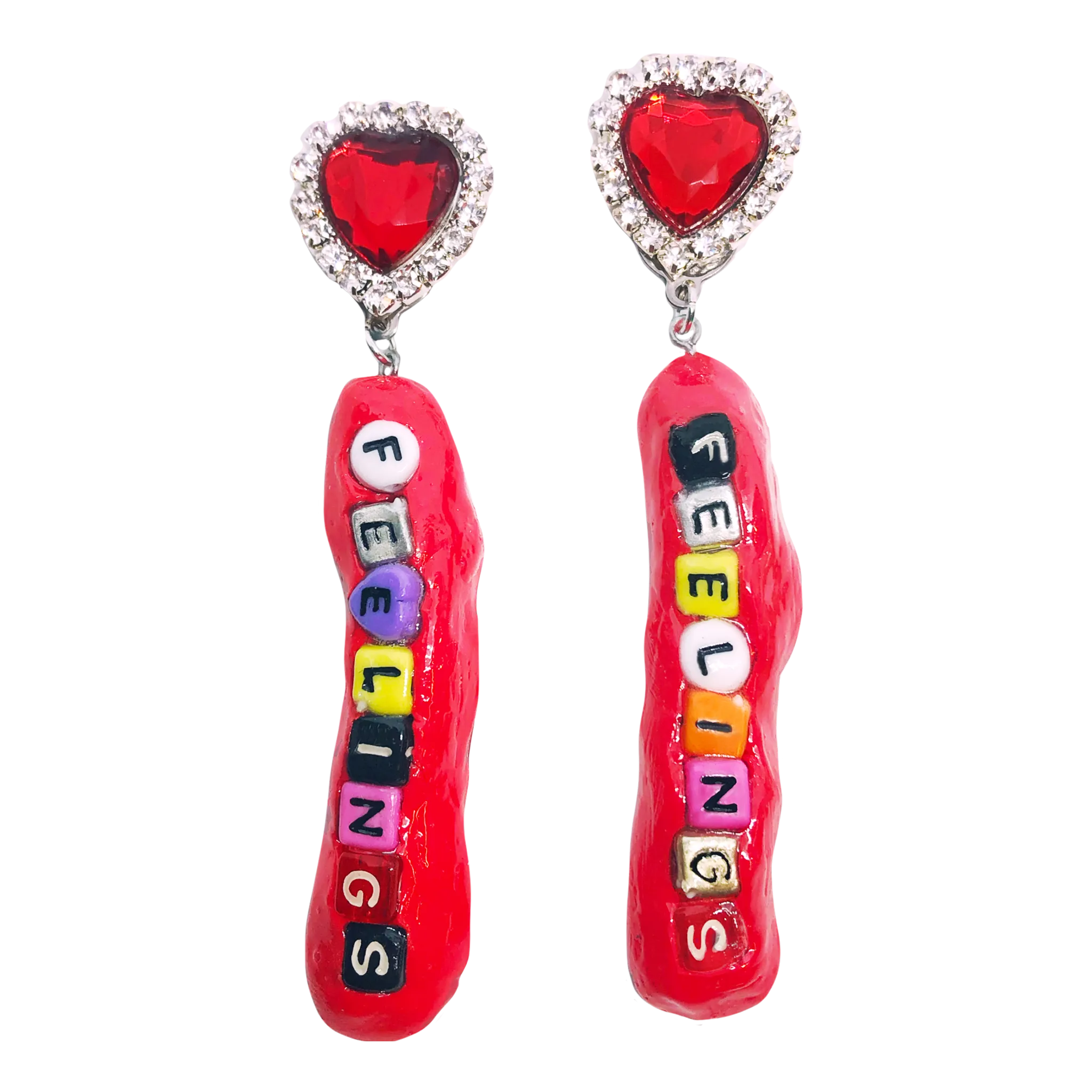 Red Feelings Earrings