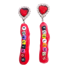 Red Feelings Earrings