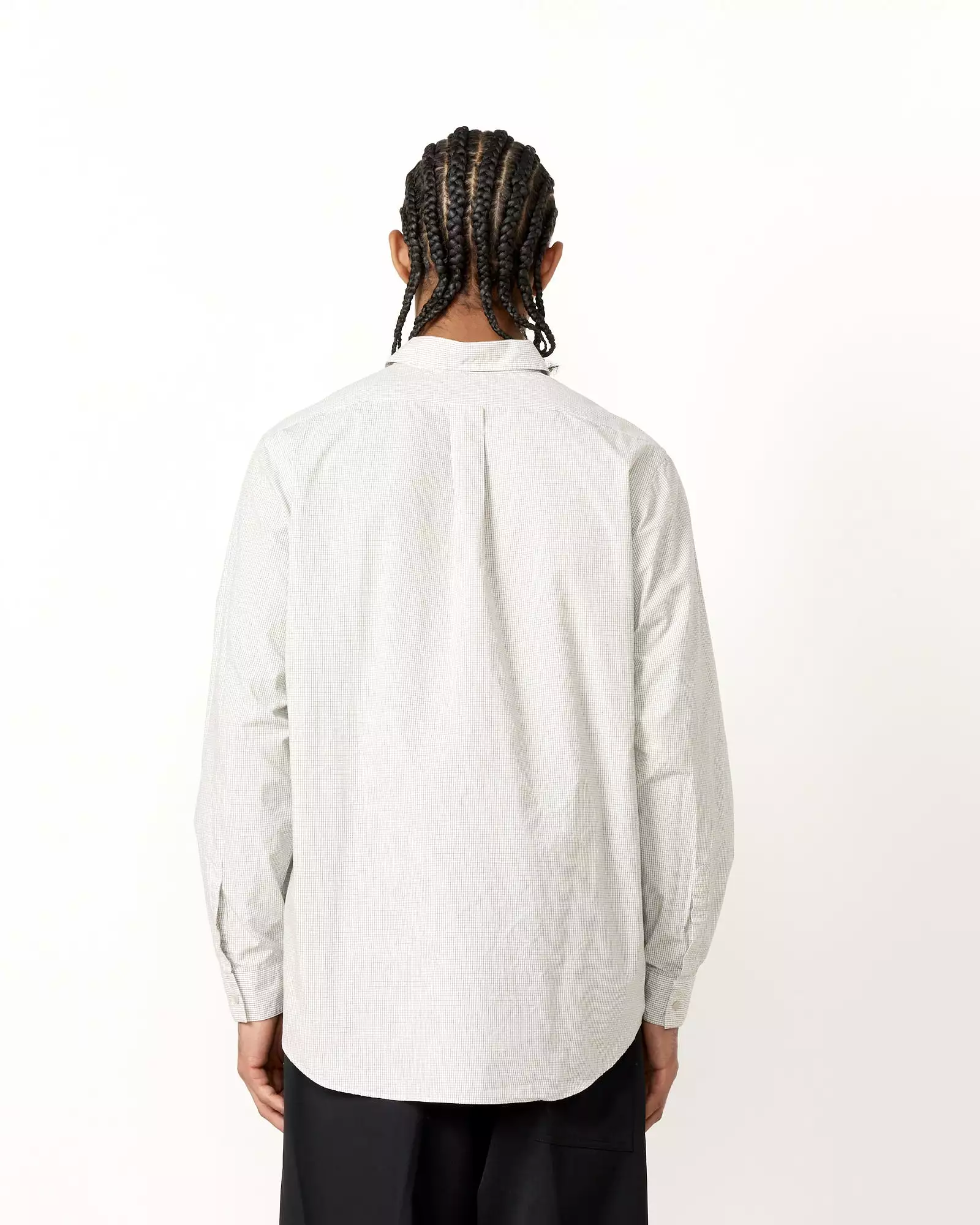 Regular Collar Wind Shirt in Natural