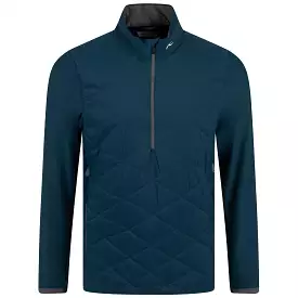 Release Half Zip Regular Fit Hybrid Jacket Petrol Blue - AW23