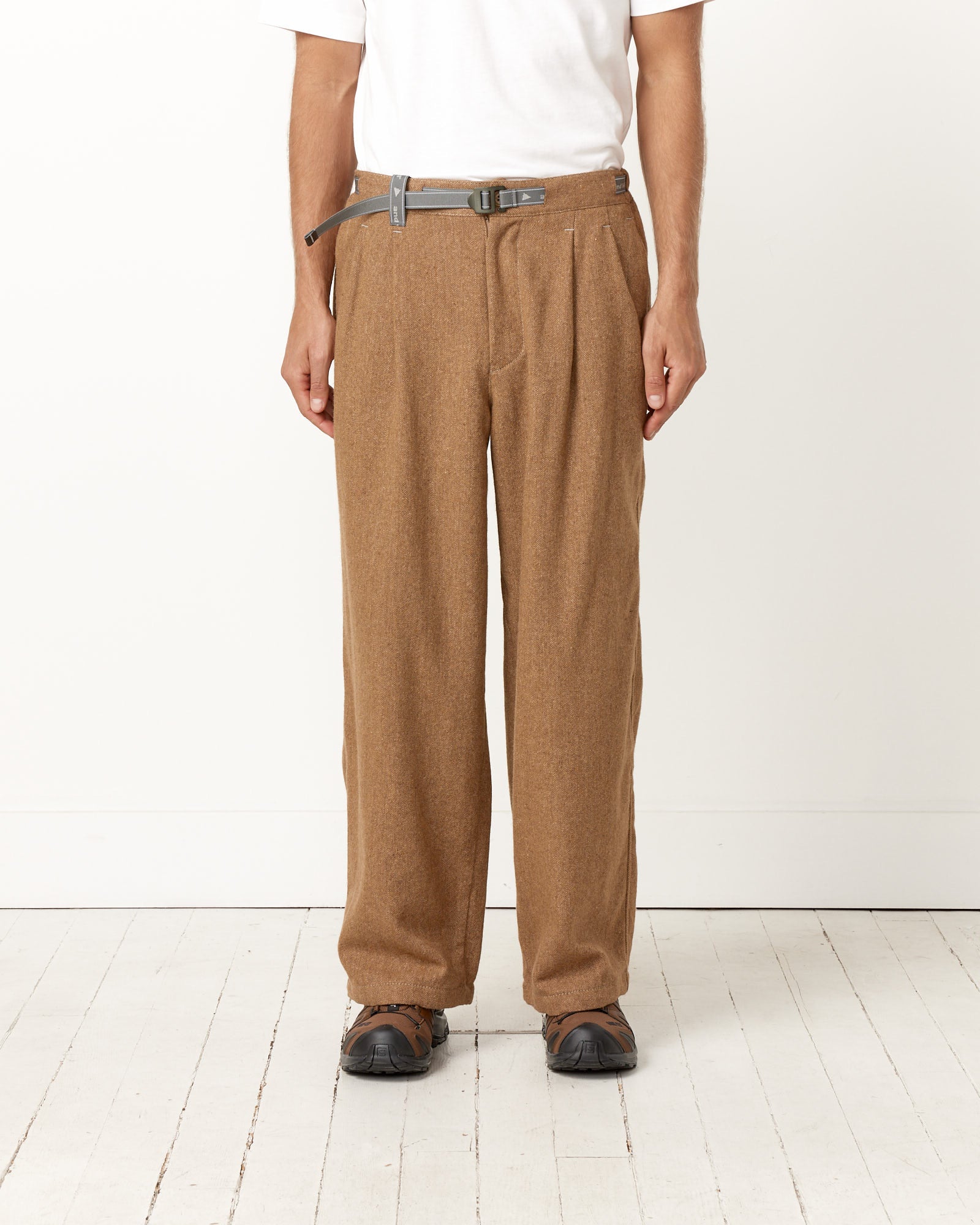 Rewool Tweed Wide Pant