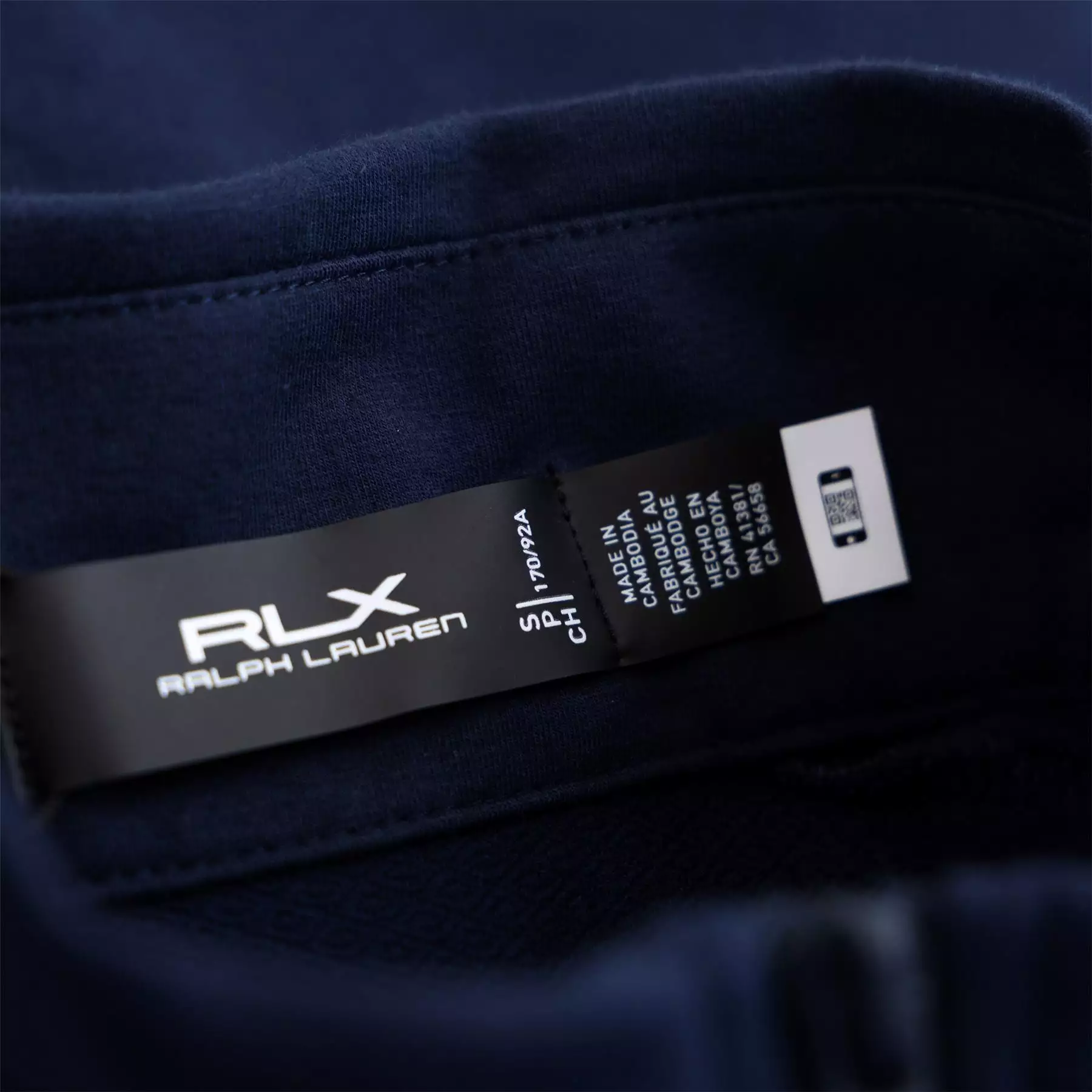 RLX Classic Fit Full Zip Luxury Jersey Gilet Refined Navy - SS24