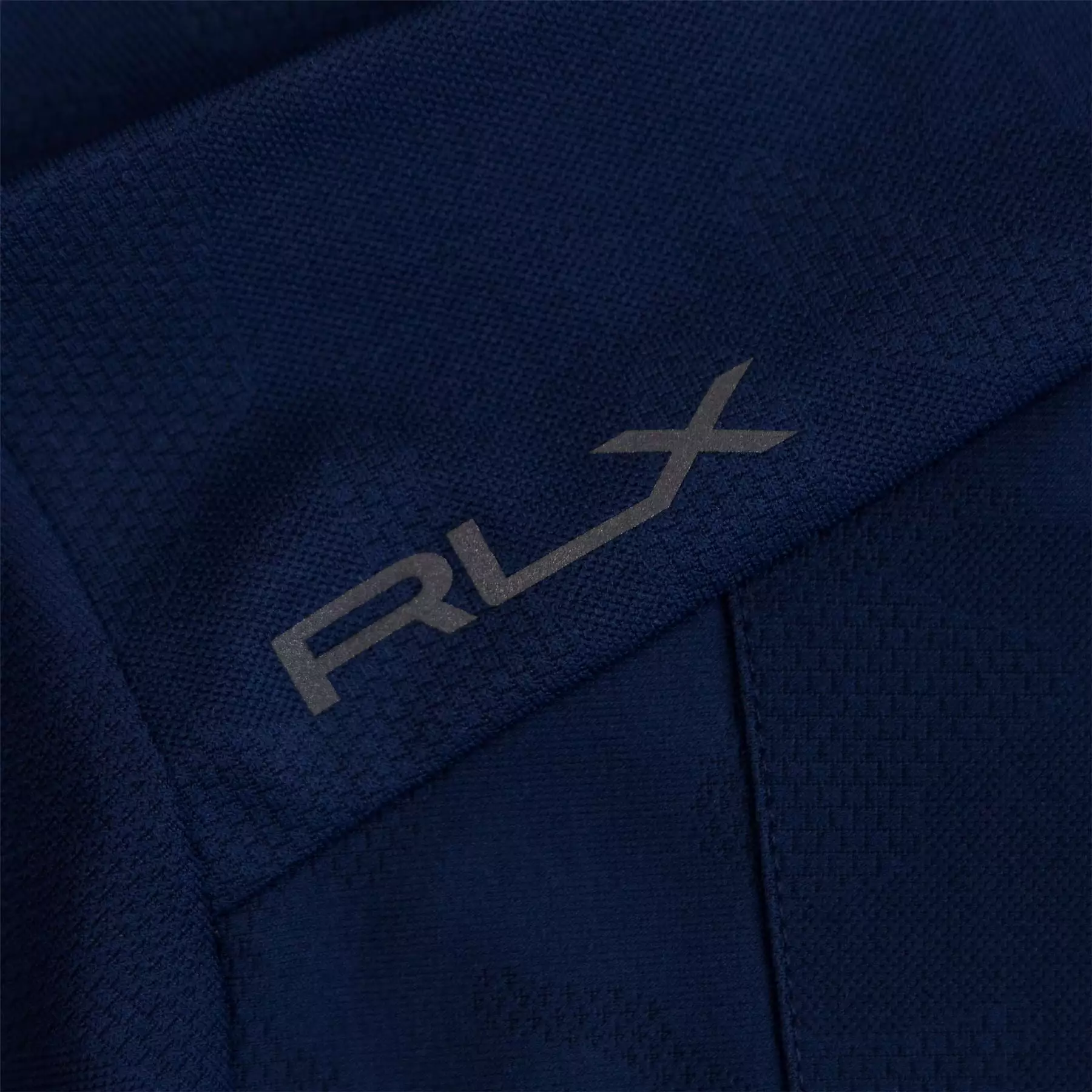 RLX Classic Fit Stretch Jersey Half Zip Mid Layer Navy Camo - SS24