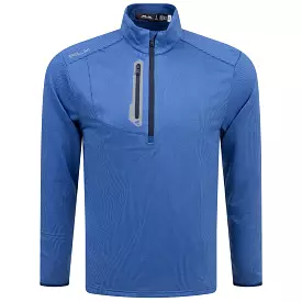 RLX Classic Fit Stretch Jersey Half Zip Mid Layer Royal Blue - SS24