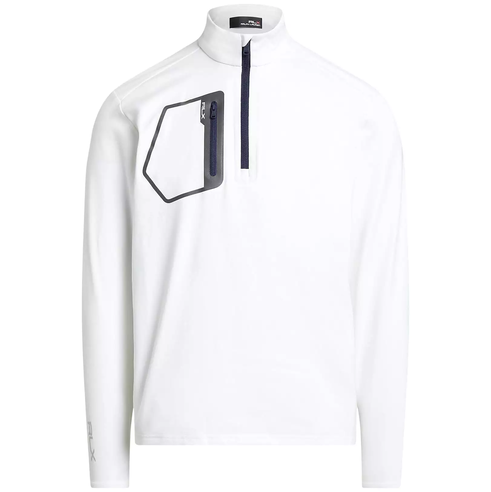 RLX Luxury Performance Jersey Mid Layer Pure White - AW23