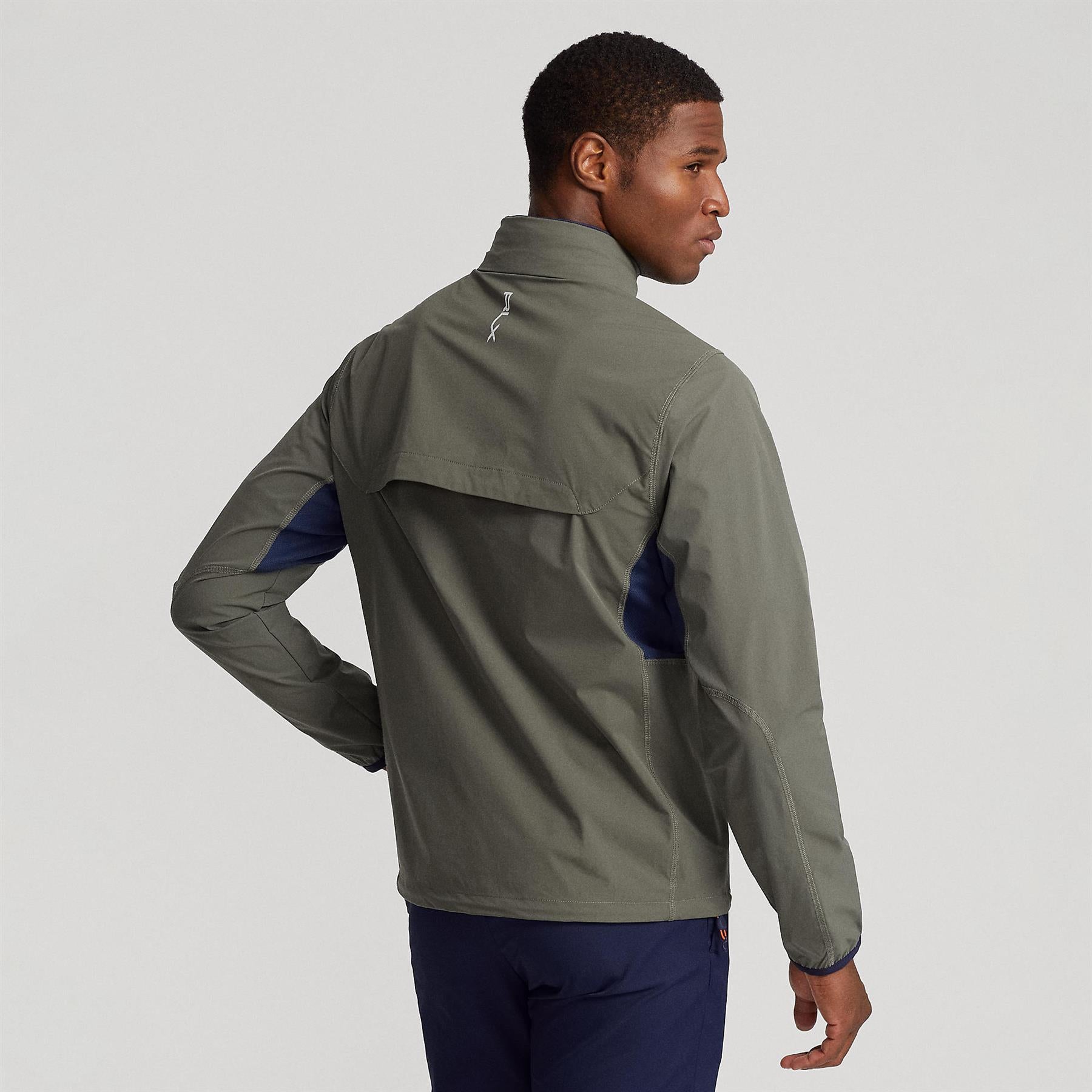 RLX Nylon Par Windbreaker Jacket Fossil Green - AW23