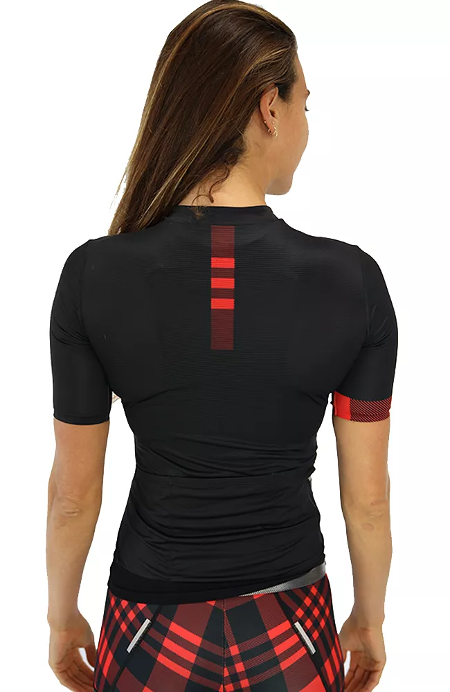 Rockabilly Red Women's Cycling Jersey