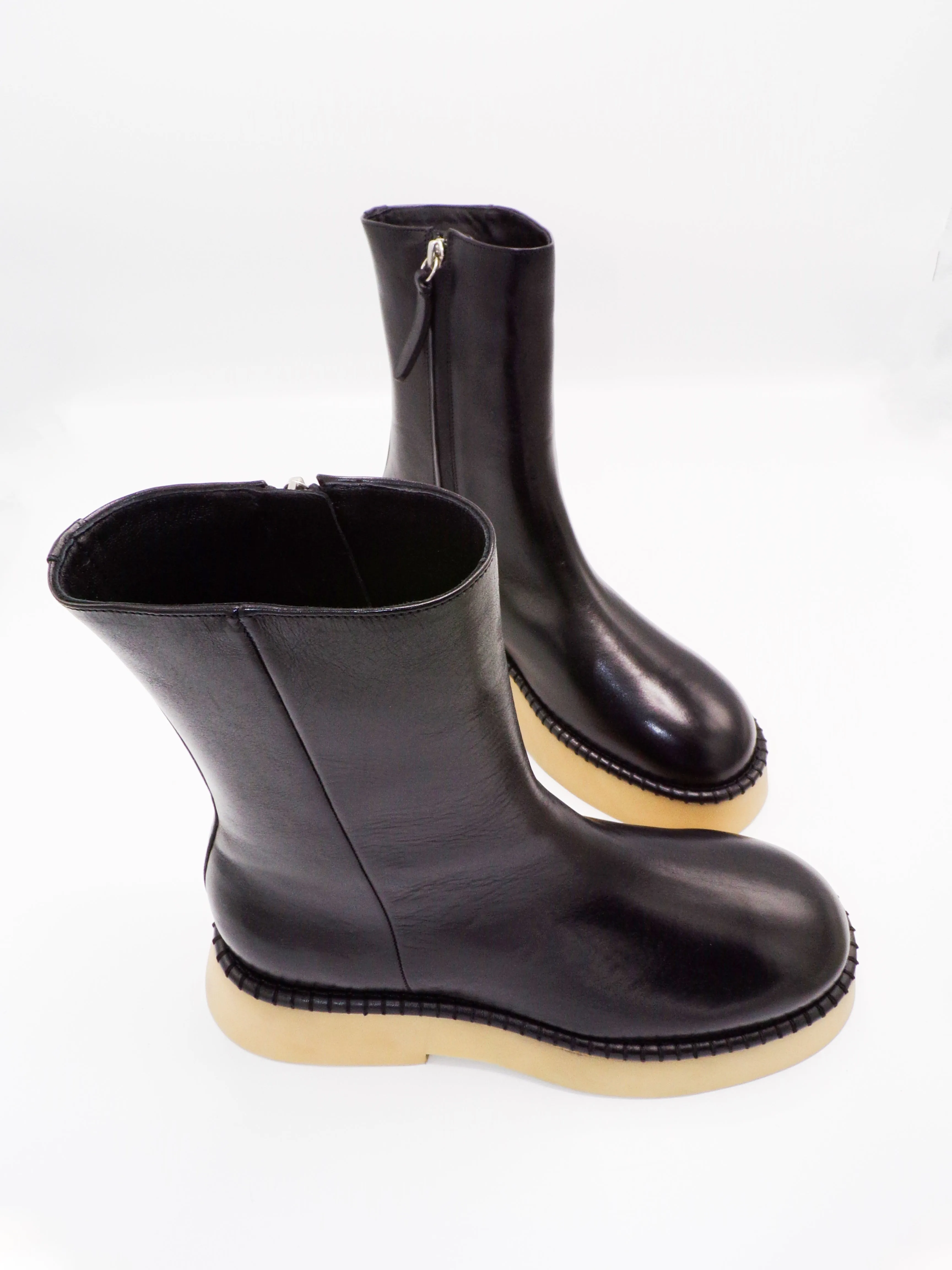 ROSA BOOT BLACK BEIGE - WANDLER