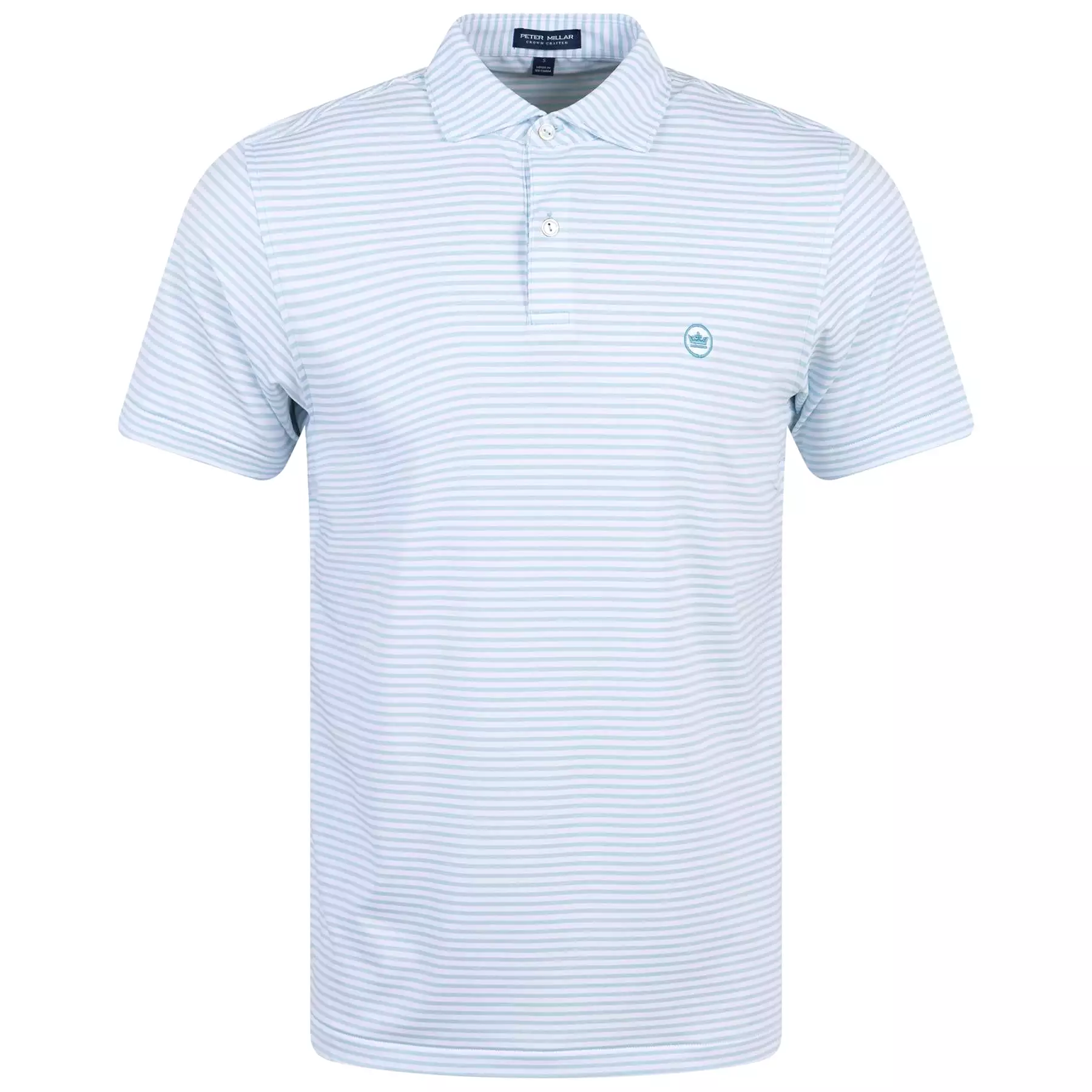 Sawyer Performance Jersey Tailored Fit Polo Cirrus Blue - AW23