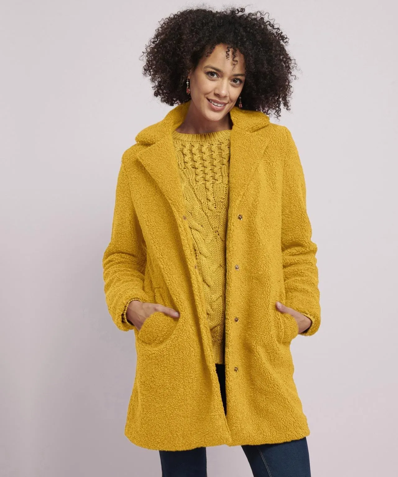 Sherpa Teddy Fleece Coat