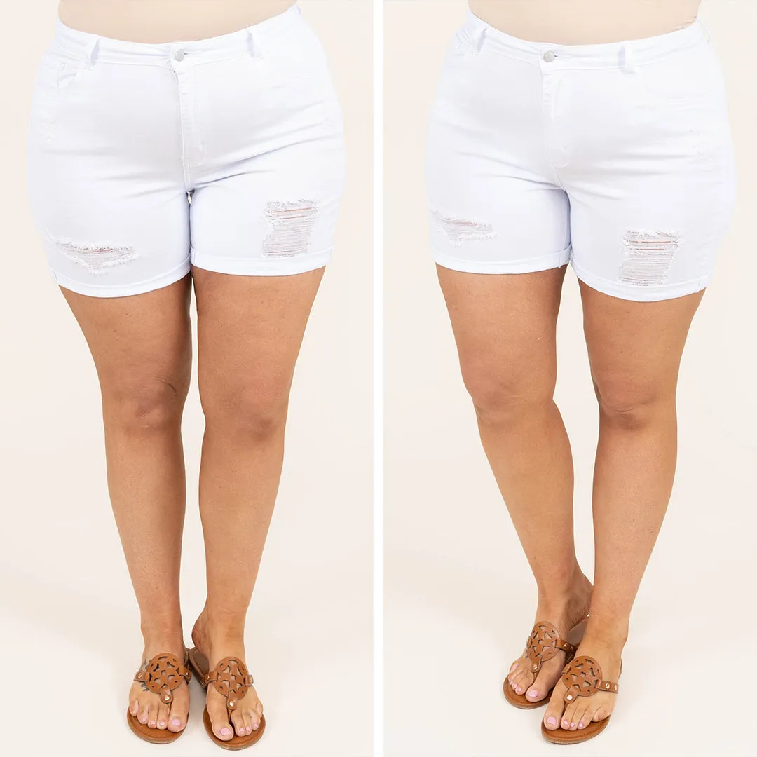 Simply Living Shorts, White