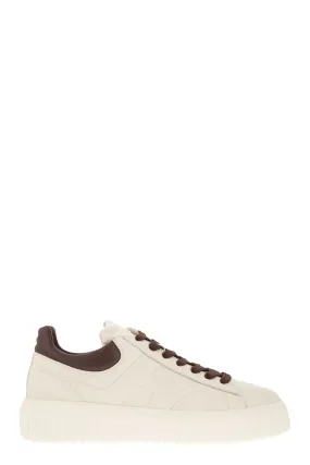 SNEAKERS H-STRIPES IN PELLE